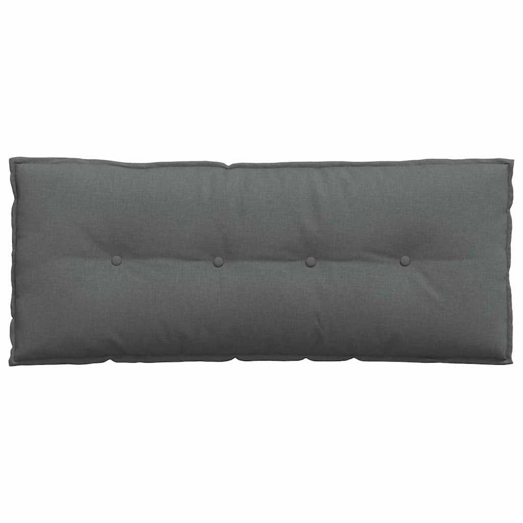Rugkussen Donkergrijs 120 x 19 x 50 cm Stof is nu te koop bij PeponiXL, paradijselijk wonen!