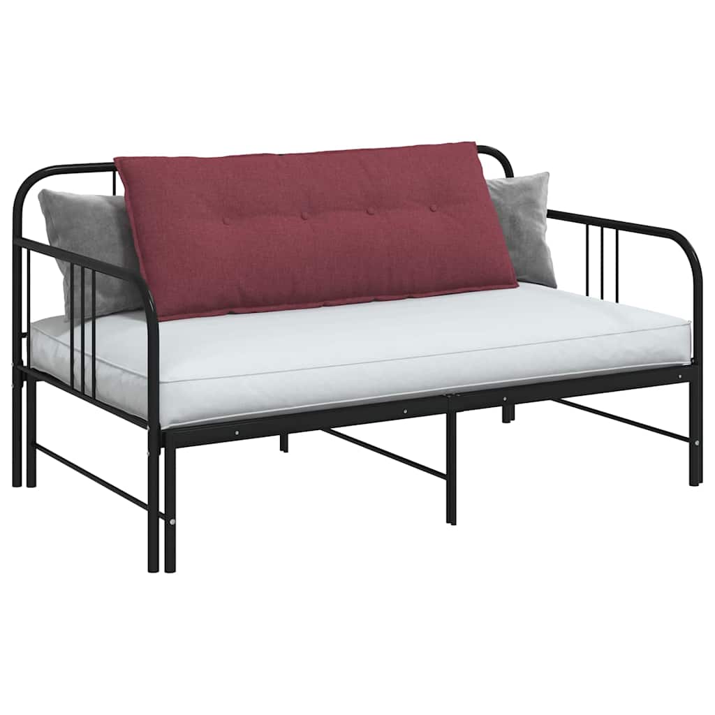 Rugkussen Wijnrood 120 x 19 x 50 cm Stof is nu te koop bij PeponiXL, paradijselijk wonen!