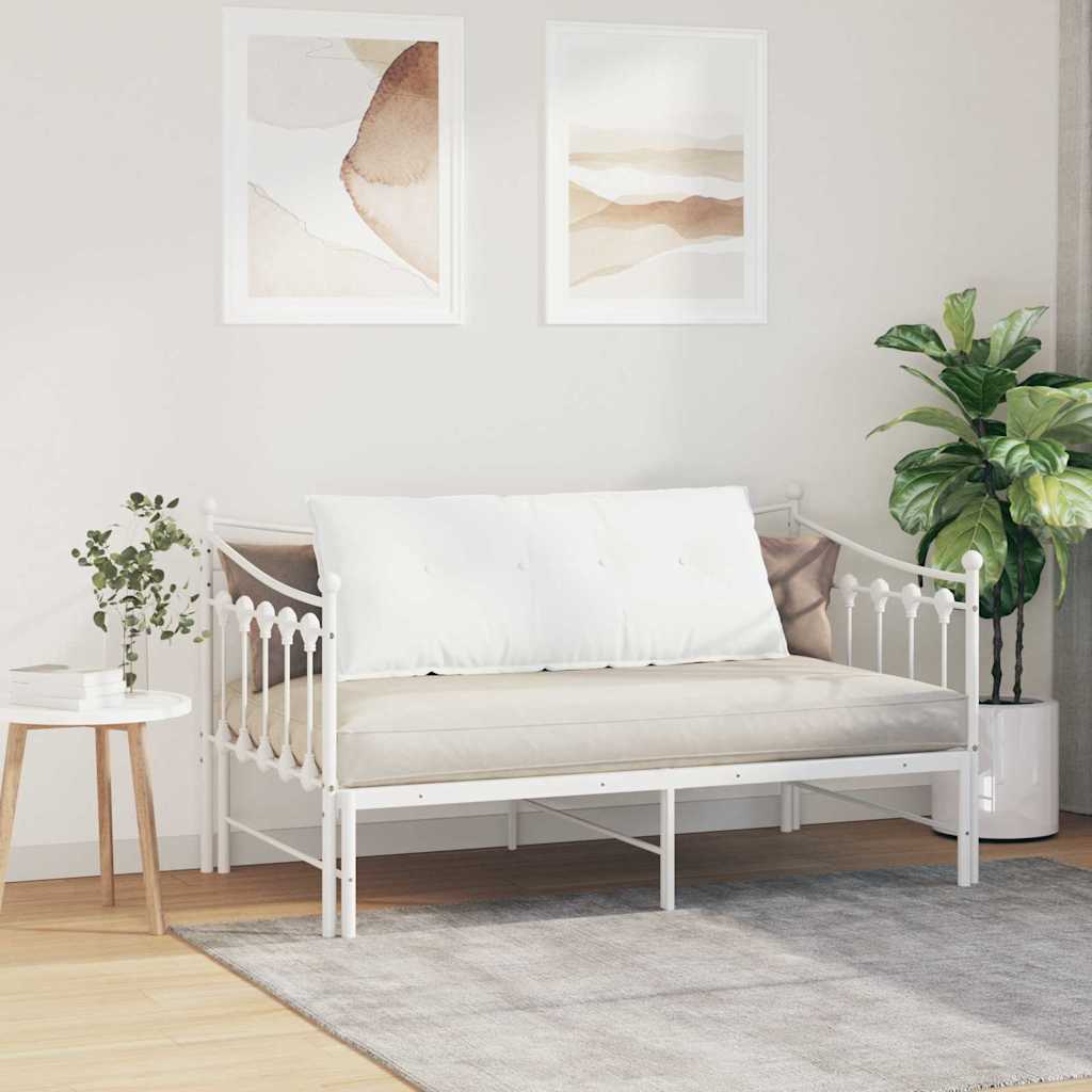 Rugkussen Wit 120 x 19 x 50 cm Stof is nu te koop bij PeponiXL, paradijselijk wonen!