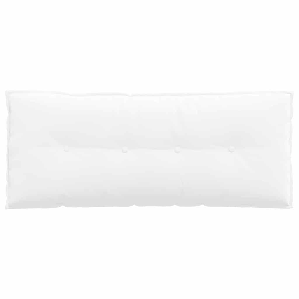 Rugkussen Wit 120 x 19 x 50 cm Stof is nu te koop bij PeponiXL, paradijselijk wonen!