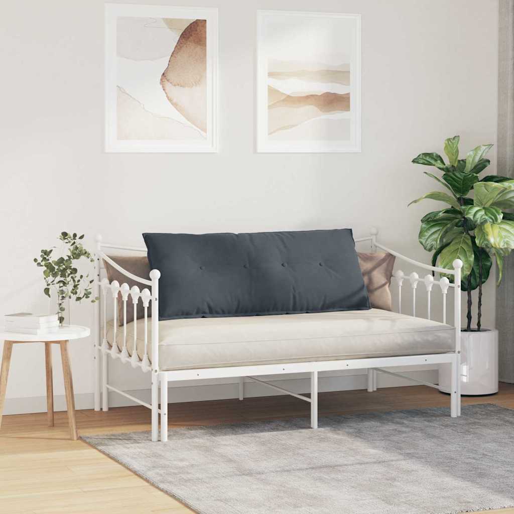 Rugkussen Donkergrijs 120 x 50 cm Cordstof is nu te koop bij PeponiXL, paradijselijk wonen!