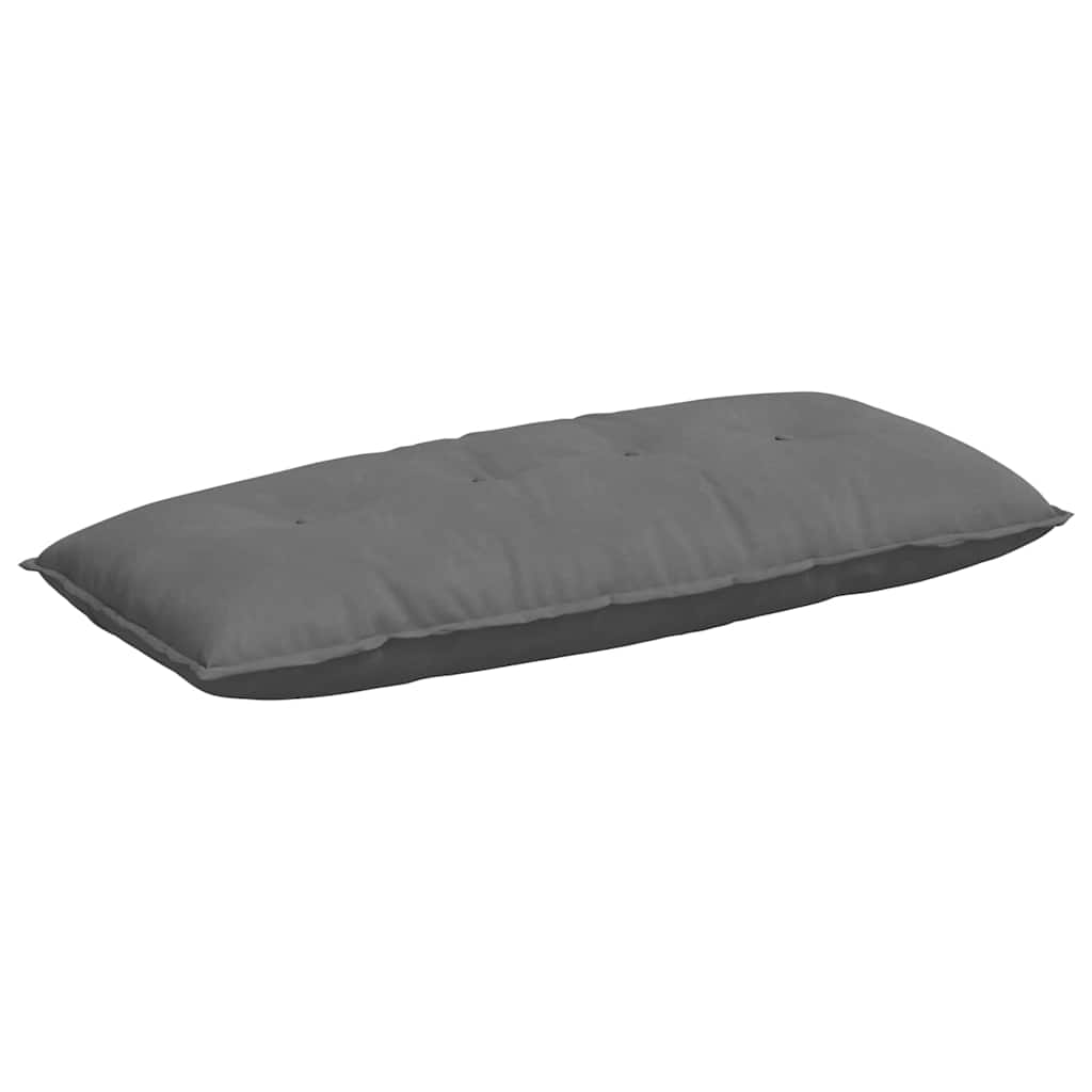 Rugkussen Donkergrijs 120 x 50 cm Microvezel Stof is nu te koop bij PeponiXL, paradijselijk wonen!