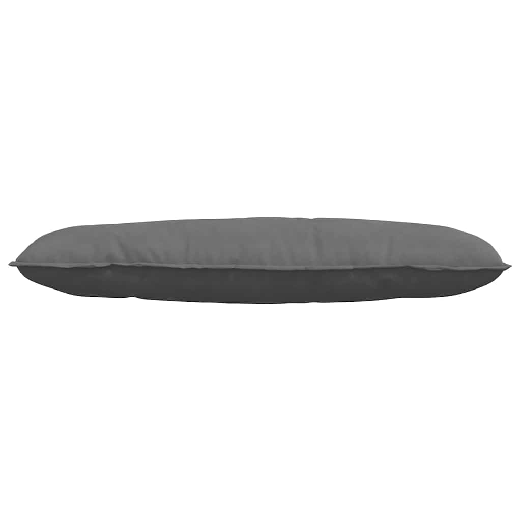Rugkussen Donkergrijs 120 x 50 cm Microvezel Stof is nu te koop bij PeponiXL, paradijselijk wonen!
