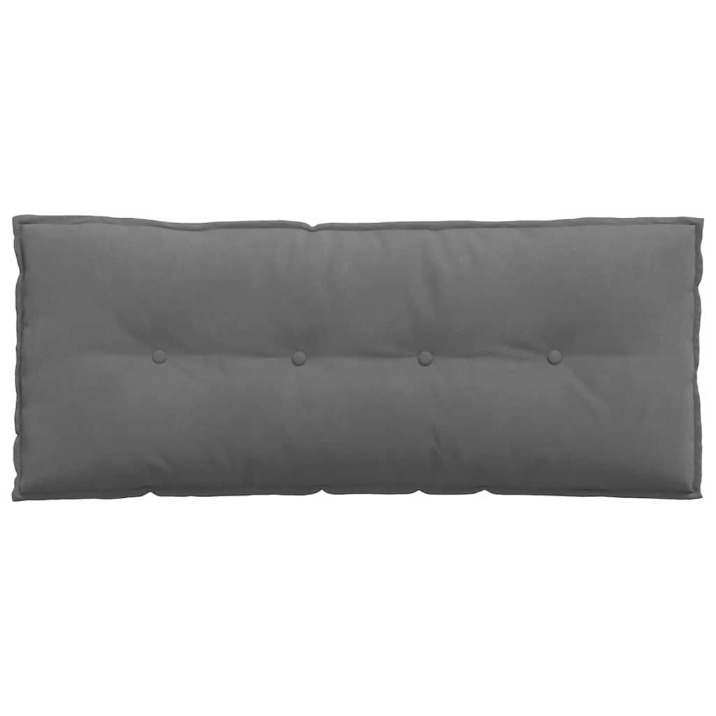 Rugkussen Donkergrijs 120 x 50 cm Microvezel Stof is nu te koop bij PeponiXL, paradijselijk wonen!
