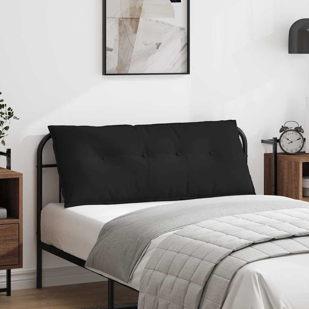 Rugkussen Zwart 120 x 50 cm Microvezel Stof is nu te koop bij PeponiXL, paradijselijk wonen!