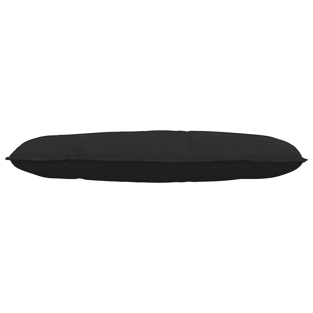 Rugkussen Zwart 120 x 50 cm Microvezel Stof is nu te koop bij PeponiXL, paradijselijk wonen!