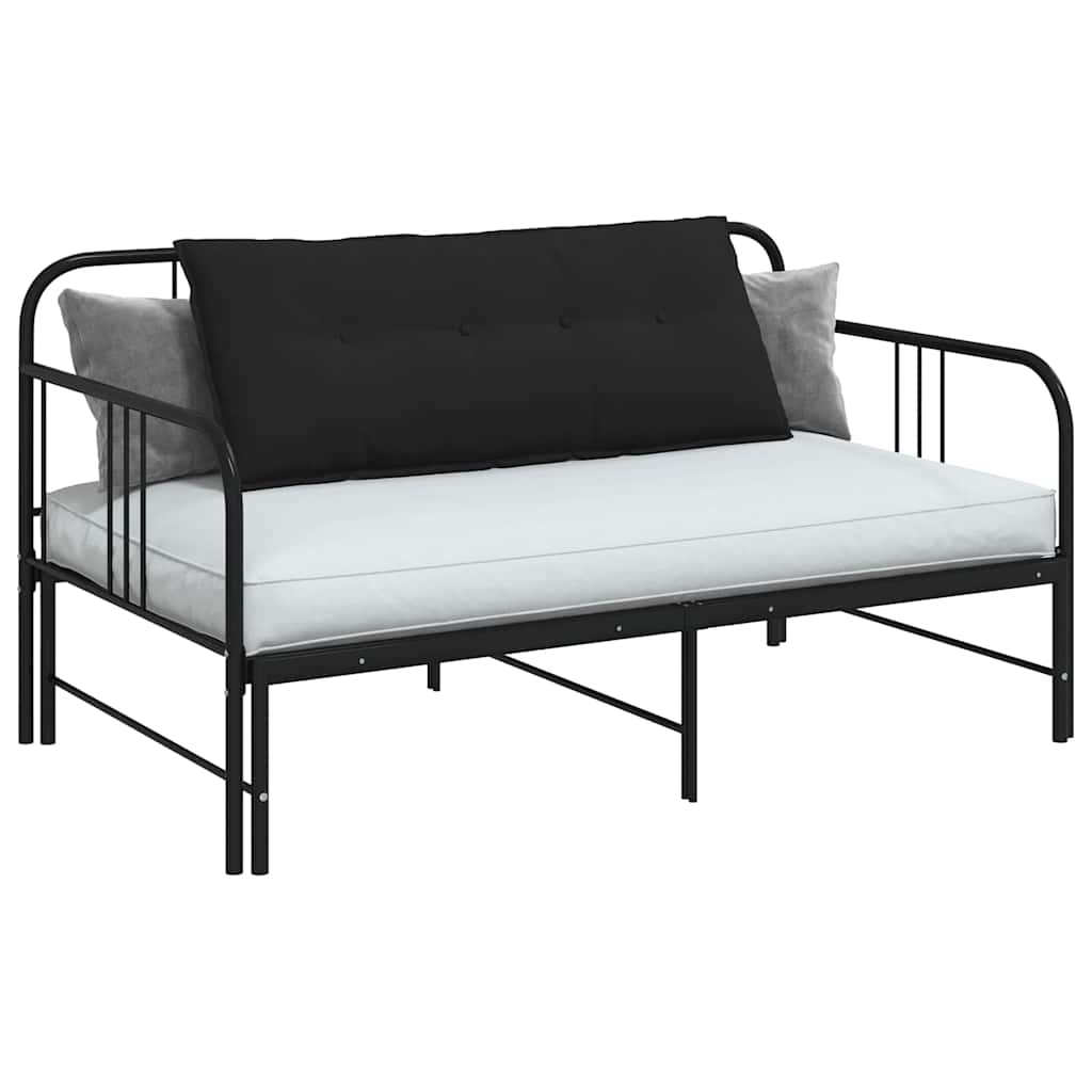 Rugkussen Zwart 120 x 50 cm Microvezel Stof is nu te koop bij PeponiXL, paradijselijk wonen!