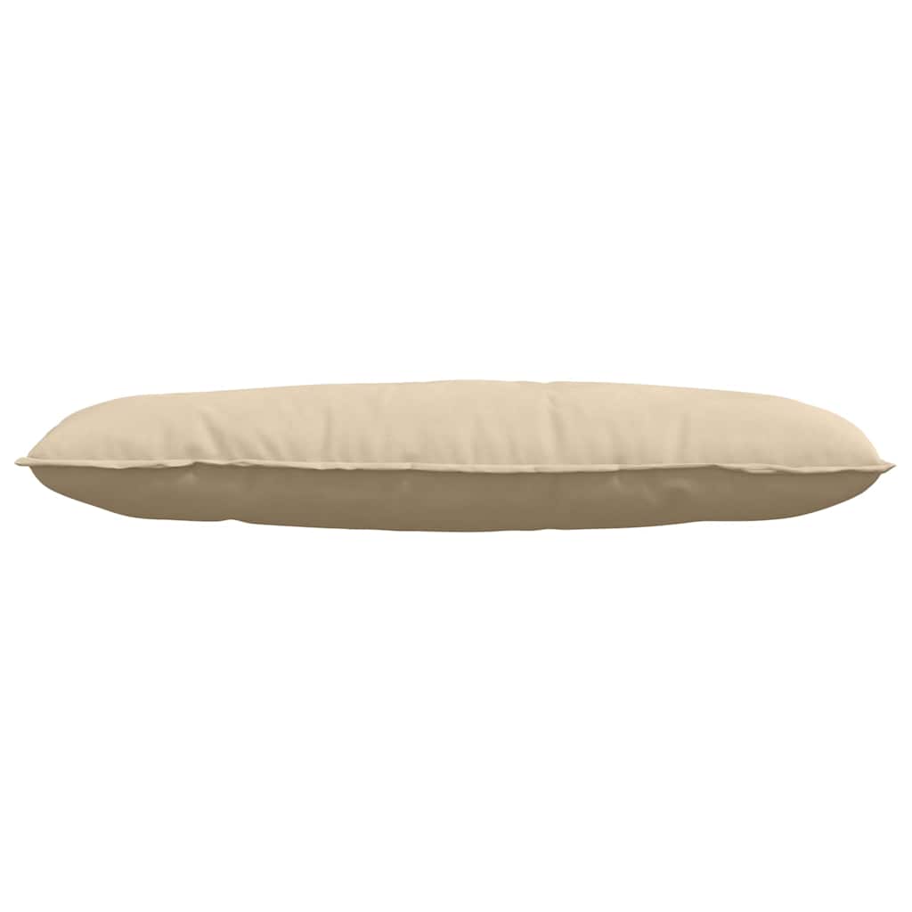 Rugkussen Crème 120 x 50 cm Microvezel Stof is nu te koop bij PeponiXL, paradijselijk wonen!