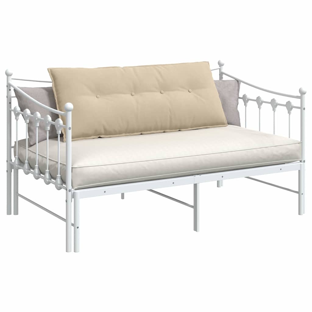 Rugkussen Crème 120 x 50 cm Microvezel Stof is nu te koop bij PeponiXL, paradijselijk wonen!