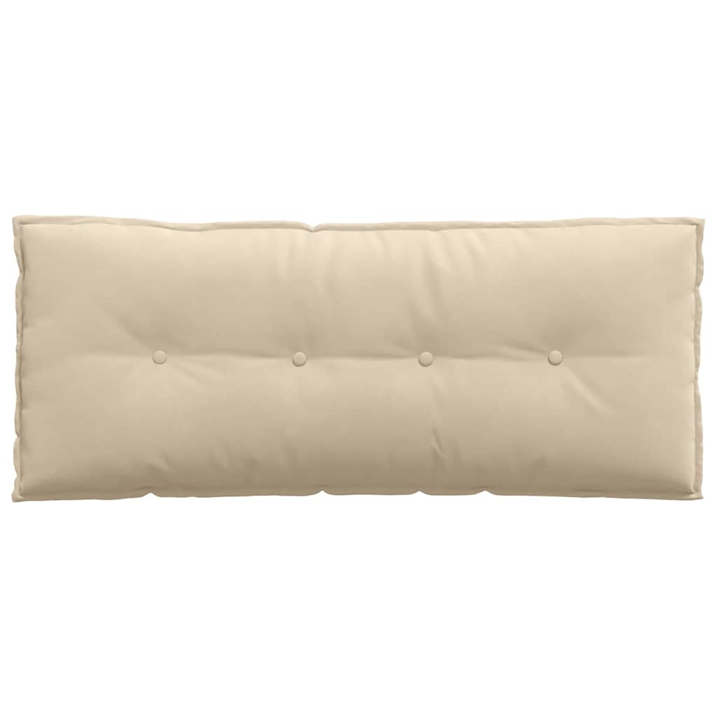Rugkussen Crème 120 x 50 cm Microvezel Stof is nu te koop bij PeponiXL, paradijselijk wonen!