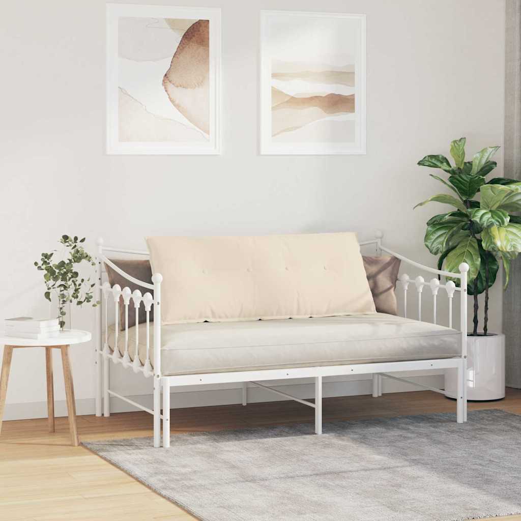 Rugkussen Beige 120 x 50 cm Microvezel Stof is nu te koop bij PeponiXL, paradijselijk wonen!