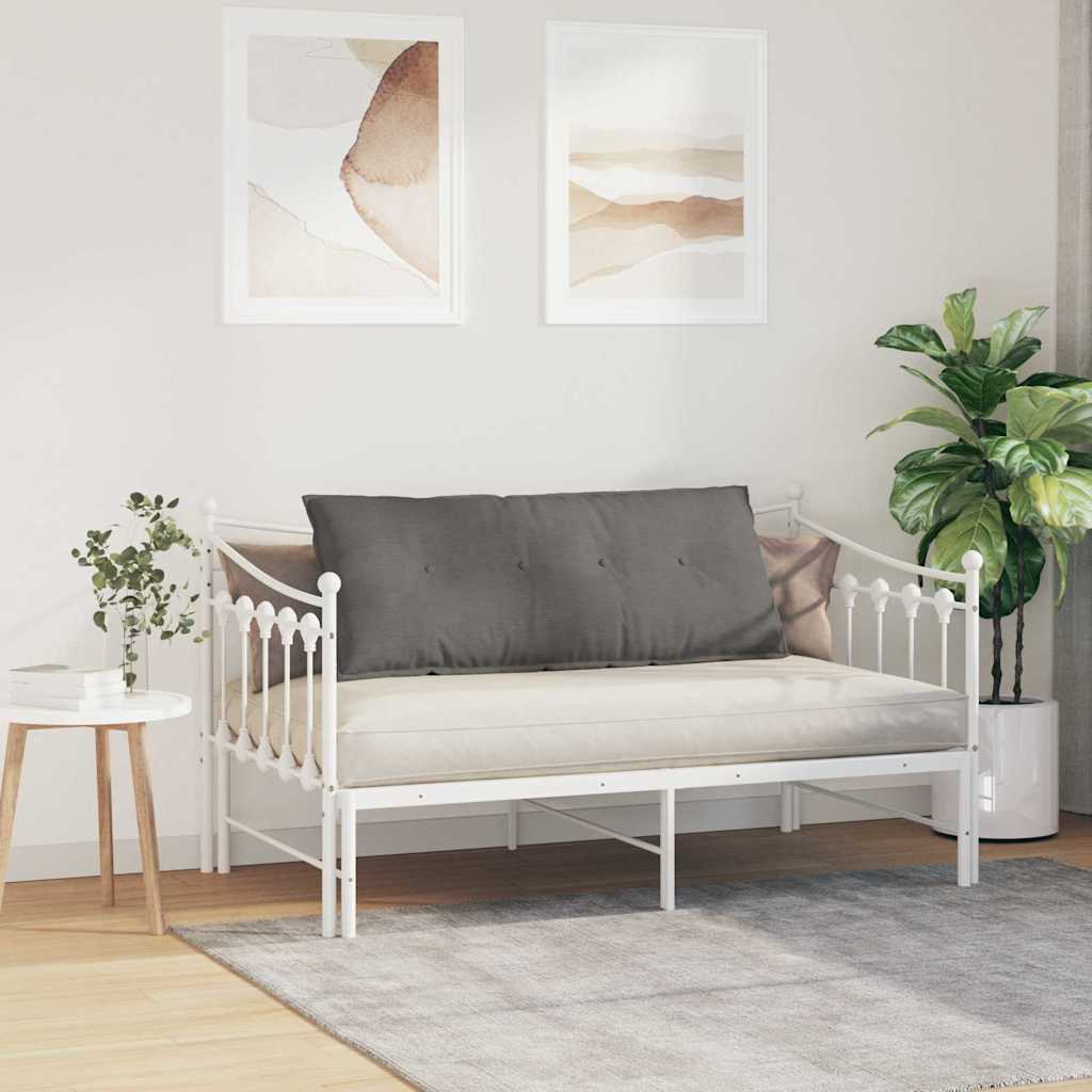 Rugkussen Lichtgrijs 120 x 50 cm Cordstof is nu te koop bij PeponiXL, paradijselijk wonen!