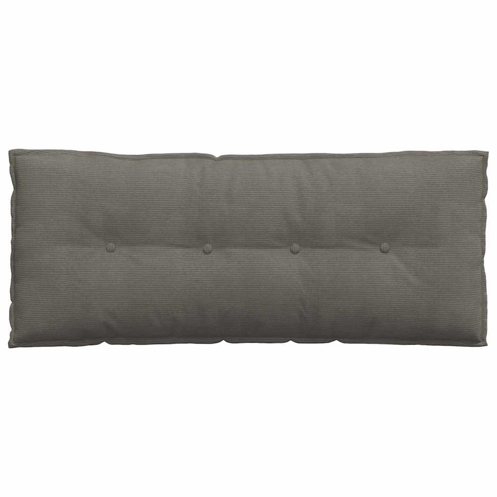 Rugkussen Lichtgrijs 120 x 50 cm Cordstof is nu te koop bij PeponiXL, paradijselijk wonen!