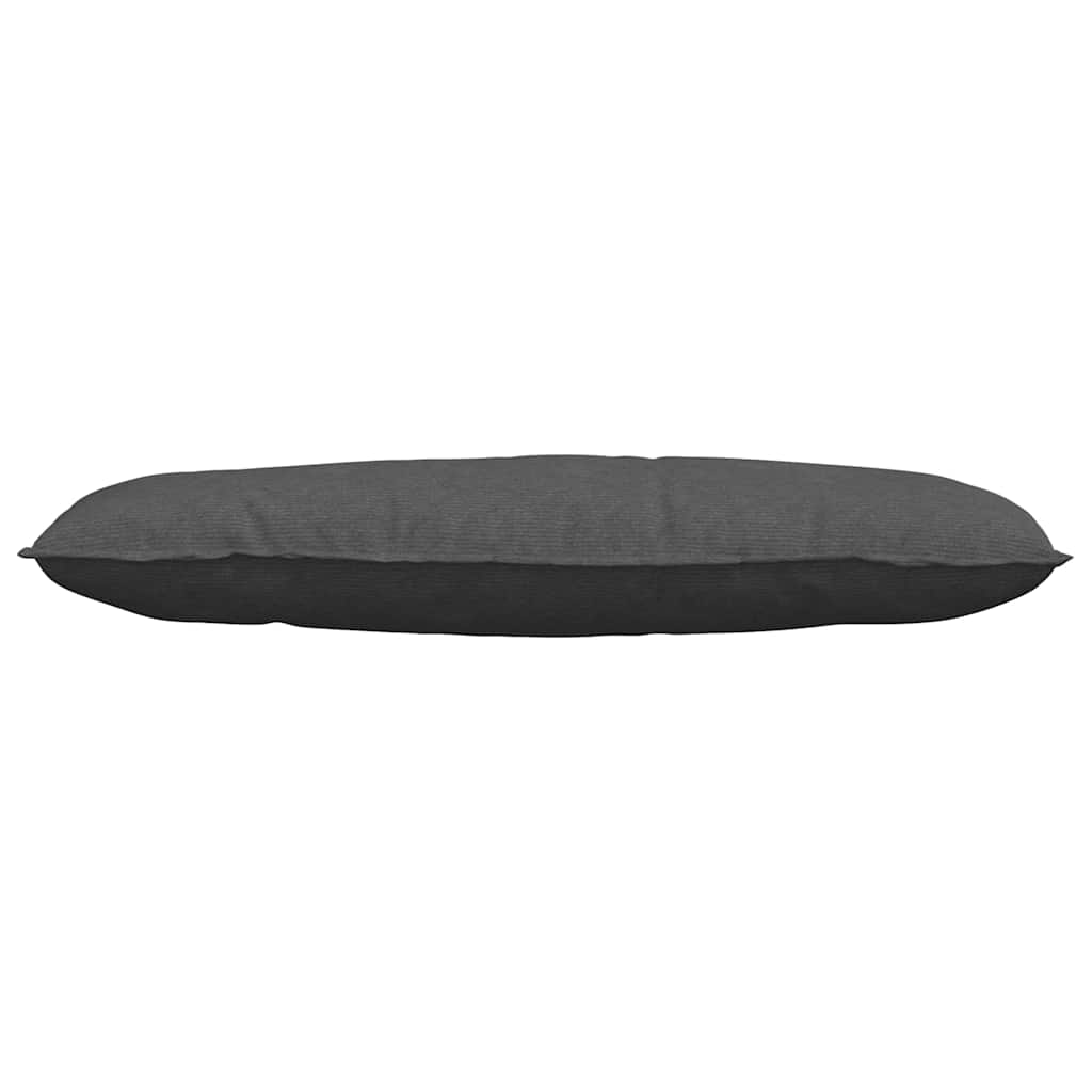Rugkussen Donkergrijs 120 x 50 cm Cordstof is nu te koop bij PeponiXL, paradijselijk wonen!
