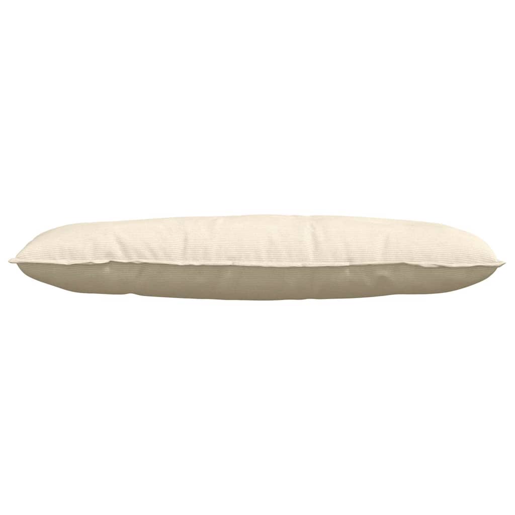 Rugkussen Crème 120 x 50 cm Cordstof is nu te koop bij PeponiXL, paradijselijk wonen!