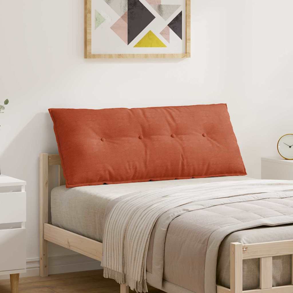 Rugkussen Rood-oranje 120 x 50 cm Cordstof is nu te koop bij PeponiXL, paradijselijk wonen!