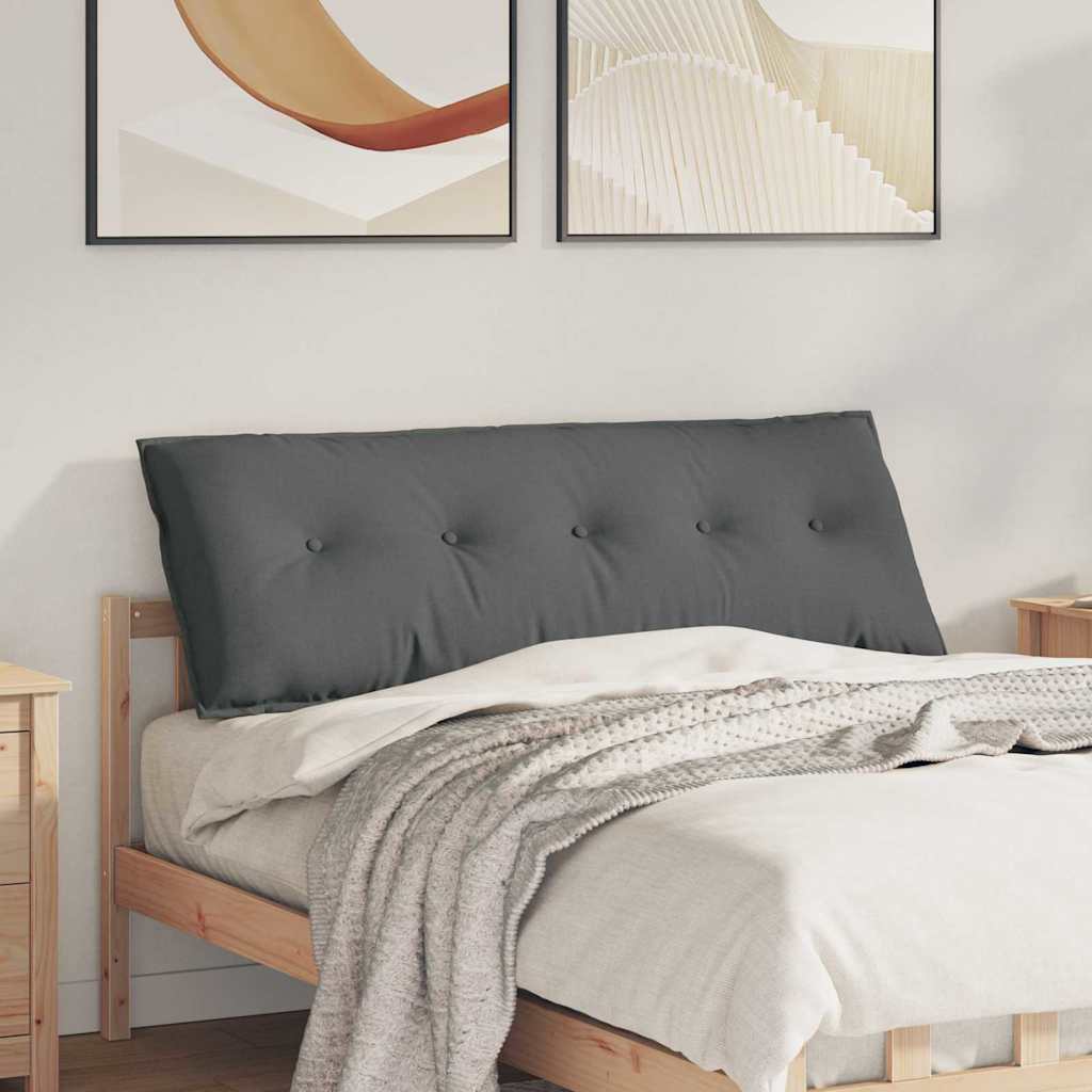 Rugkussen Donkergrijs 140 x 19 x 50 cm Stof is nu te koop bij PeponiXL, paradijselijk wonen!