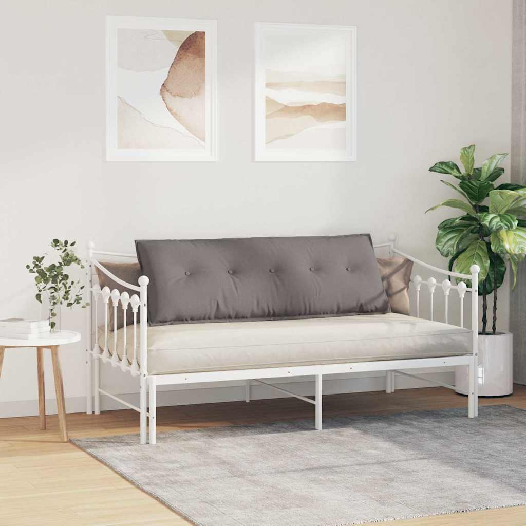 Rugkussen Taupe 140 x 19 x 50 cm Stof is nu te koop bij PeponiXL, paradijselijk wonen!