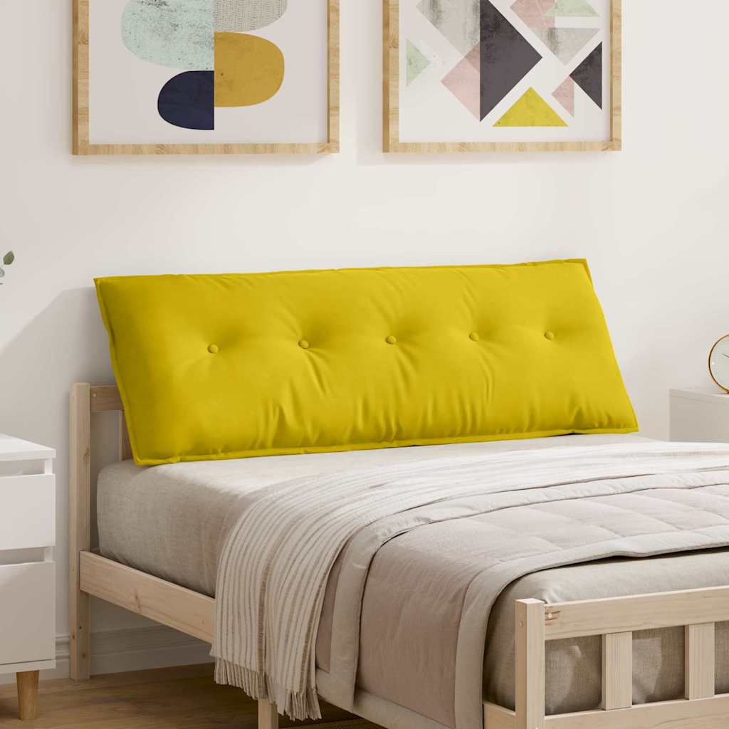 Rugkussen Geel 140 x 50 cm Cordstof is nu te koop bij PeponiXL, paradijselijk wonen!