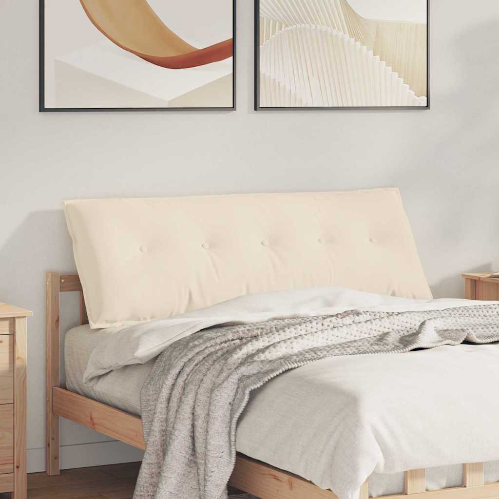 Rugkussen Beige 140 x 50 cm Microvezel Stof is nu te koop bij PeponiXL, paradijselijk wonen!