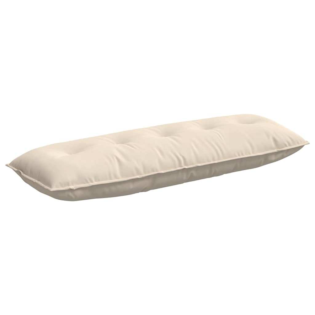 Rugkussen Beige 140 x 50 cm Microvezel Stof is nu te koop bij PeponiXL, paradijselijk wonen!