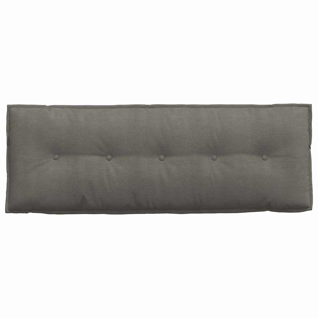 Rugkussen Lichtgrijs 140 x 50 cm Cordstof is nu te koop bij PeponiXL, paradijselijk wonen!