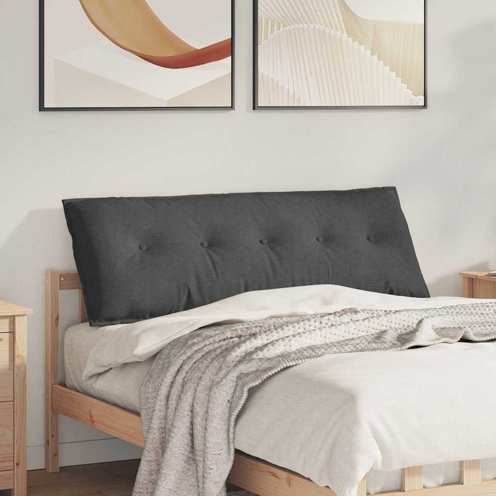 Rugkussen Donkergrijs 140 x 50 cm Cordstof is nu te koop bij PeponiXL, paradijselijk wonen!