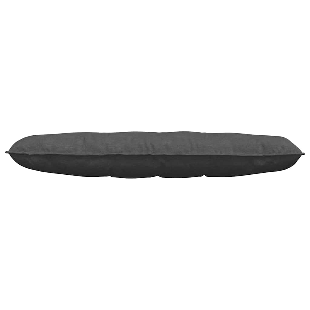 Rugkussen Donkergrijs 140 x 50 cm Cordstof is nu te koop bij PeponiXL, paradijselijk wonen!