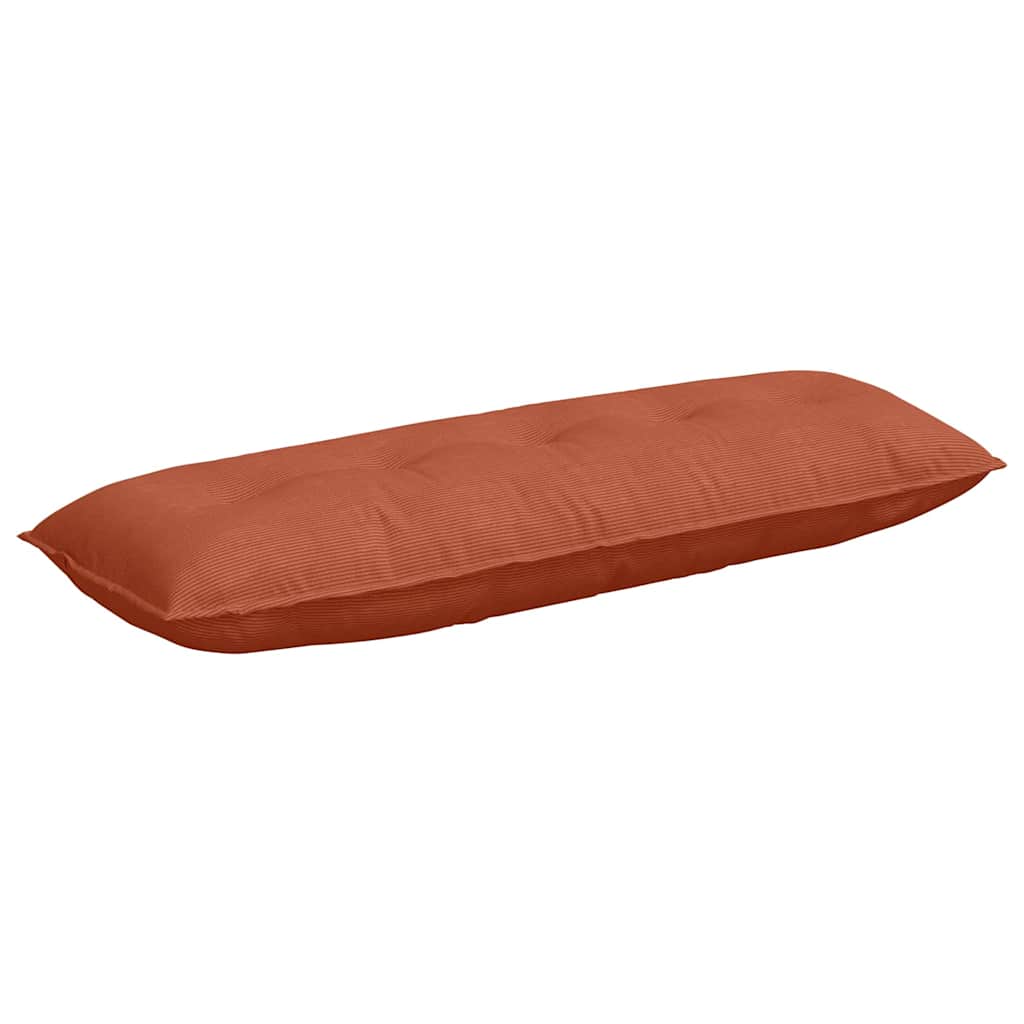 Rugkussen Rood-oranje 140 x 50 cm Cordstof is nu te koop bij PeponiXL, paradijselijk wonen!