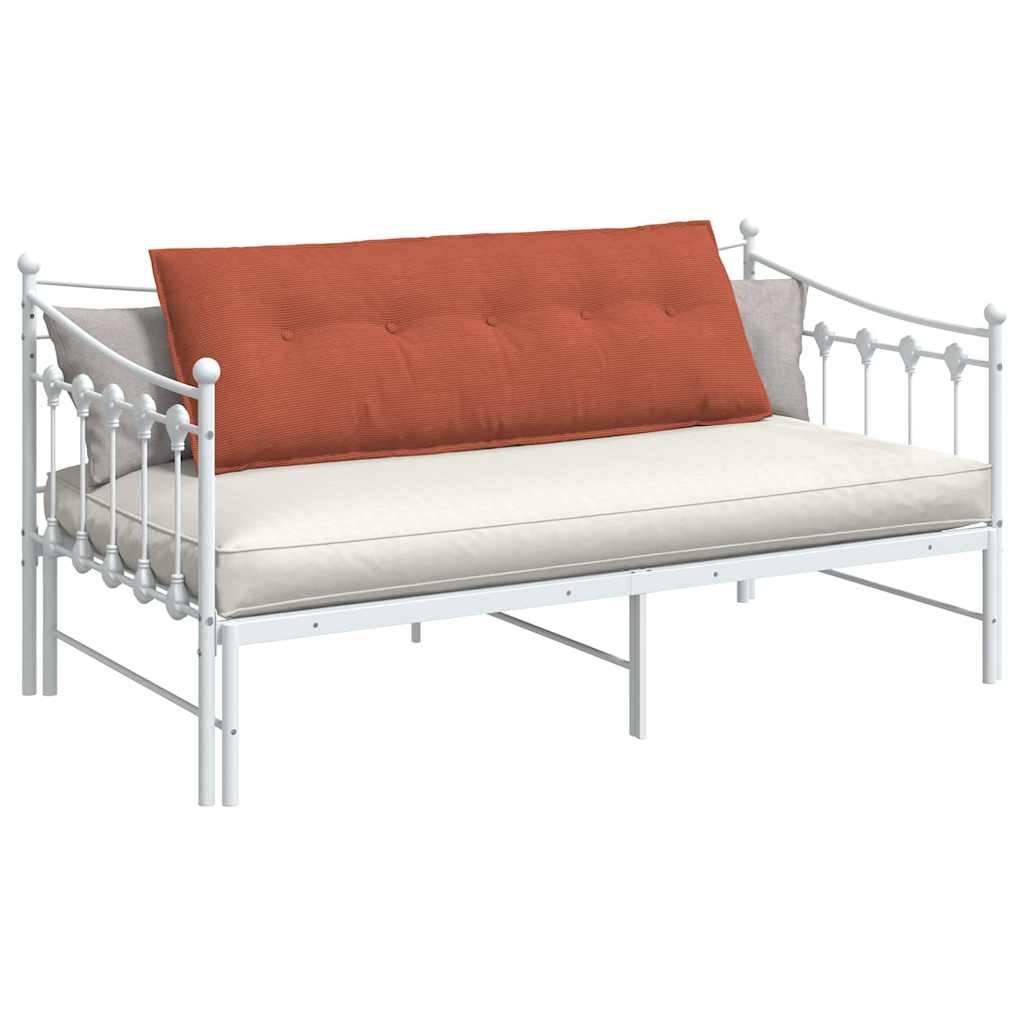 Rugkussen Rood-oranje 140 x 50 cm Cordstof is nu te koop bij PeponiXL, paradijselijk wonen!