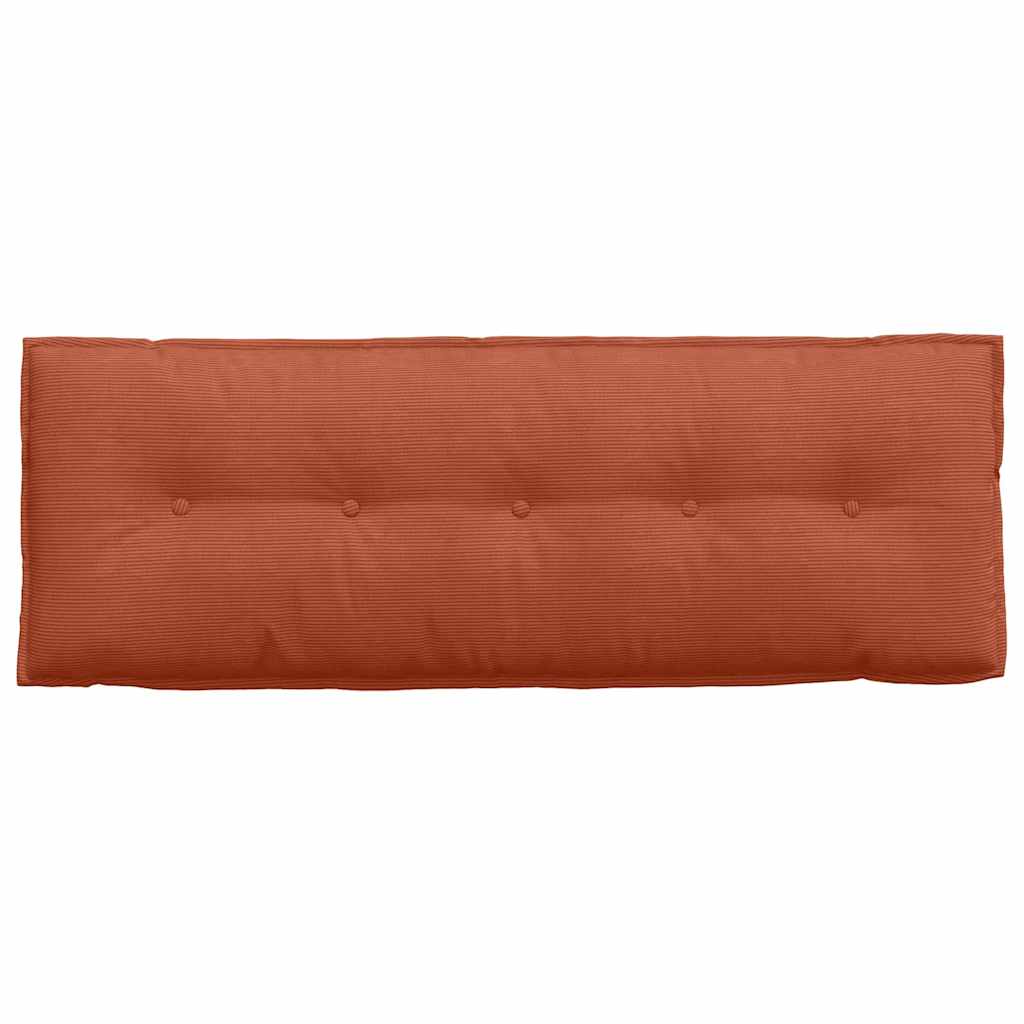 Rugkussen Rood-oranje 140 x 50 cm Cordstof is nu te koop bij PeponiXL, paradijselijk wonen!
