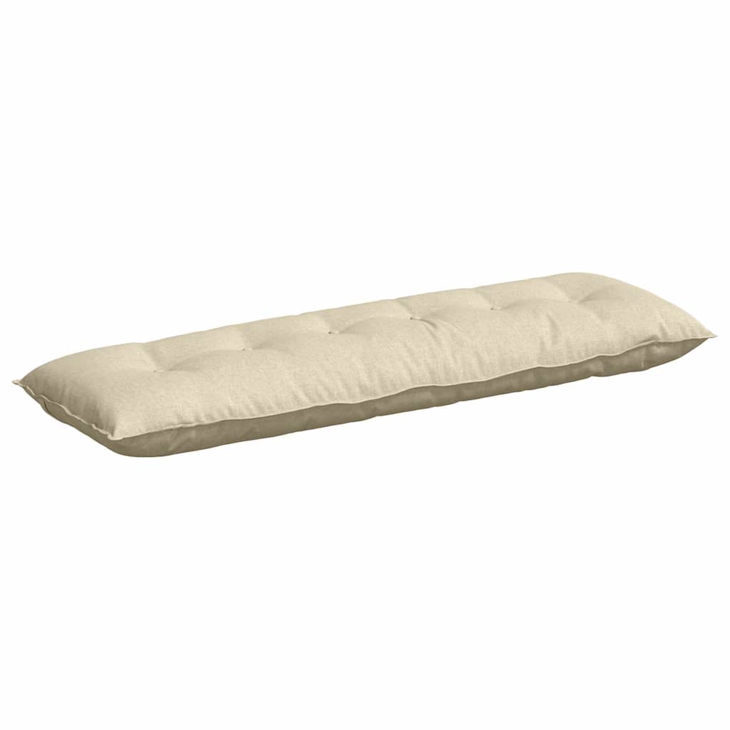 Rugkussen Crème 160 x 19 x 50 cm Stof is nu te koop bij PeponiXL, paradijselijk wonen!