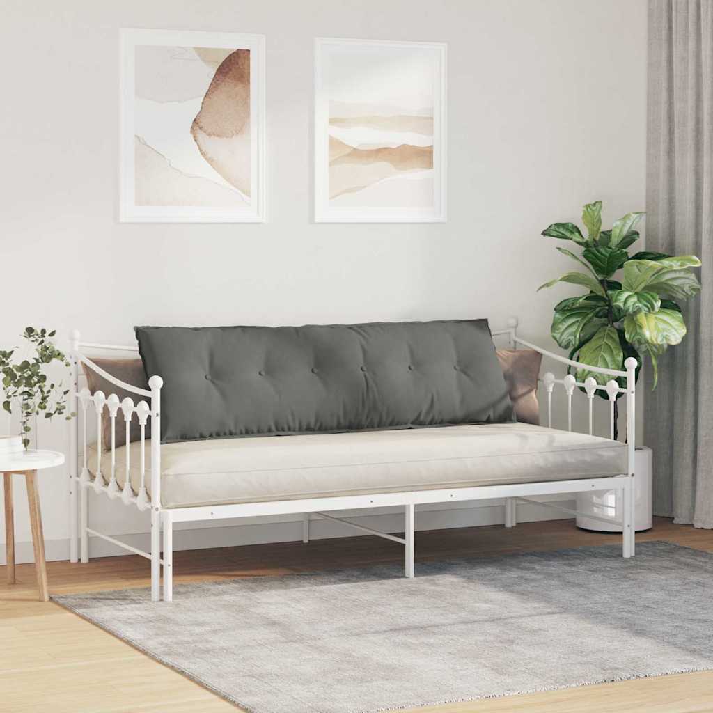 Rugkussen Donkergrijs 160 x 50 cm Microvezel Stof is nu te koop bij PeponiXL, paradijselijk wonen!