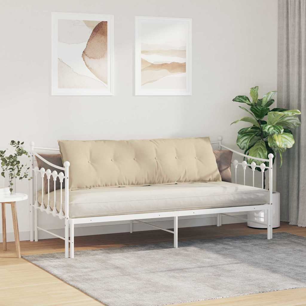 Rugkussen Crème 160 x 50 cm Microvezel Stof is nu te koop bij PeponiXL, paradijselijk wonen!