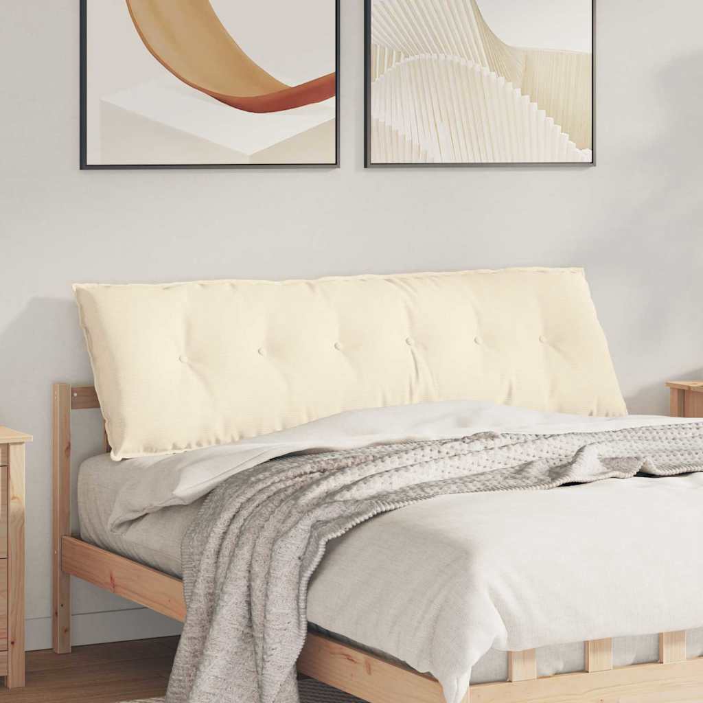 Rugkussen Crème 160 x 50 cm Cordstof is nu te koop bij PeponiXL, paradijselijk wonen!