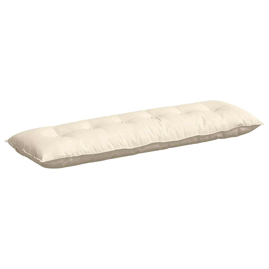 Rugkussen Crème 160 x 50 cm Cordstof is nu te koop bij PeponiXL, paradijselijk wonen!