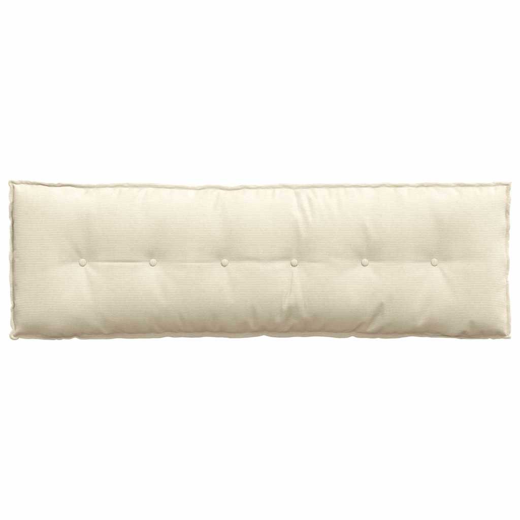 Rugkussen Crème 160 x 50 cm Cordstof is nu te koop bij PeponiXL, paradijselijk wonen!