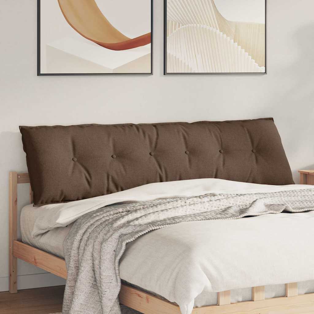 Rugkussen Bruin 180 x 19 x 50 cm Stof is nu te koop bij PeponiXL, paradijselijk wonen!