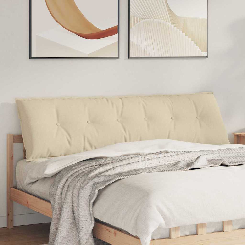 Rugkussen Crème 180 x 19 x 50 cm Stof is nu te koop bij PeponiXL, paradijselijk wonen!