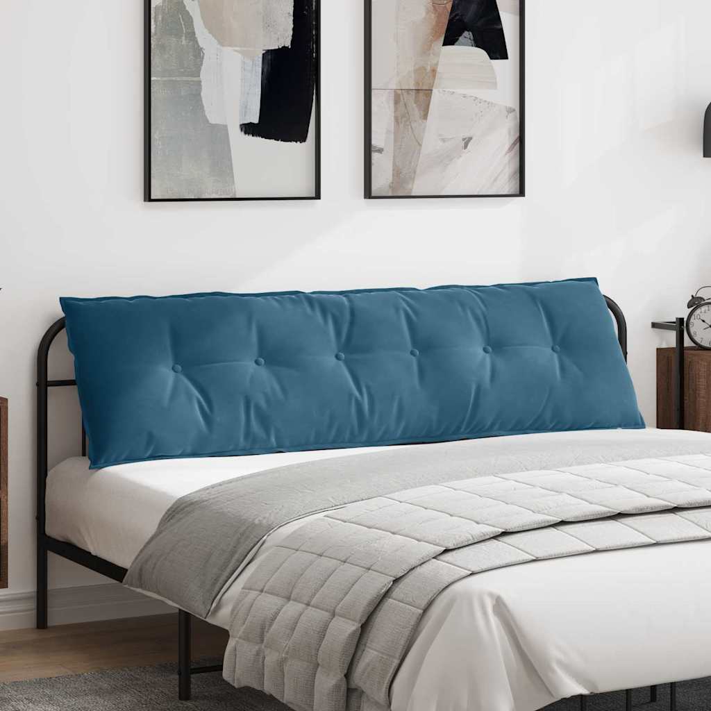 Rugkussen Blauw 180 x 50 cm Cordstof is nu te koop bij PeponiXL, paradijselijk wonen!