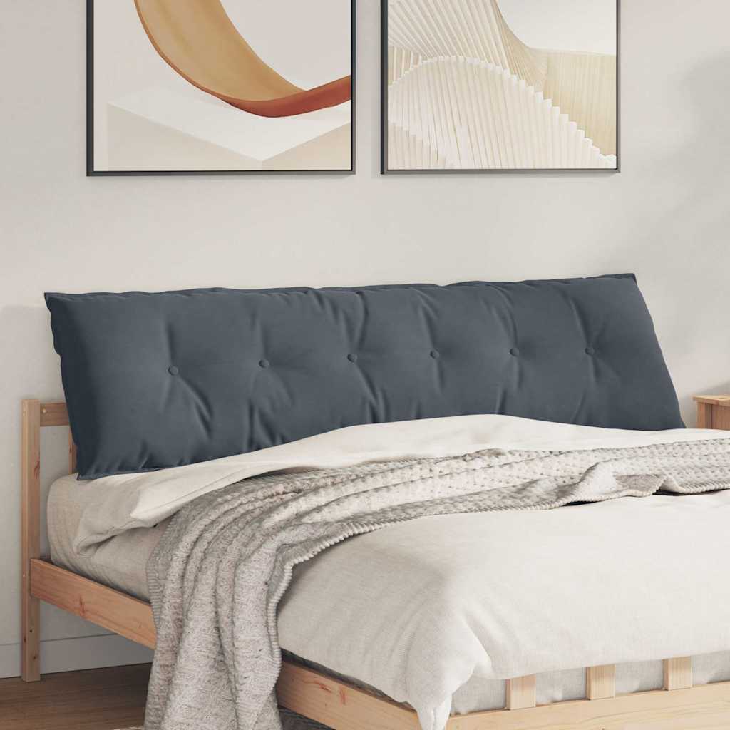 Rugkussen Donkergrijs 180 x 50 cm Cordstof is nu te koop bij PeponiXL, paradijselijk wonen!