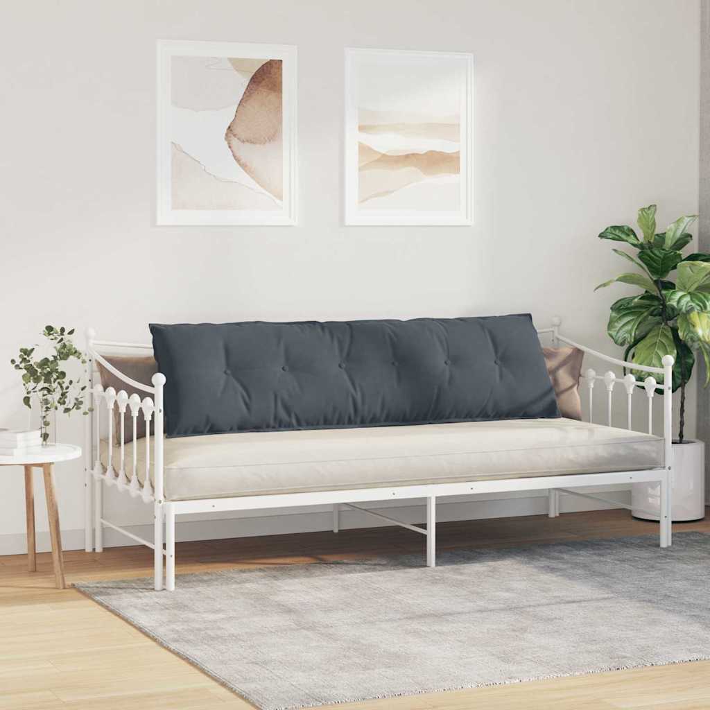 Rugkussen Donkergrijs 180 x 50 cm Cordstof is nu te koop bij PeponiXL, paradijselijk wonen!