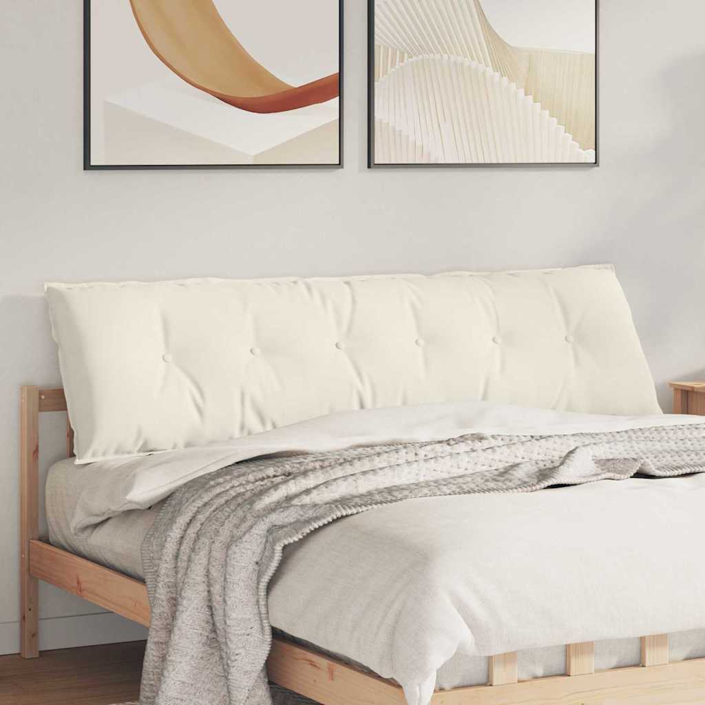 Rugkussen Crème 180 x 50 cm Cordstof is nu te koop bij PeponiXL, paradijselijk wonen!