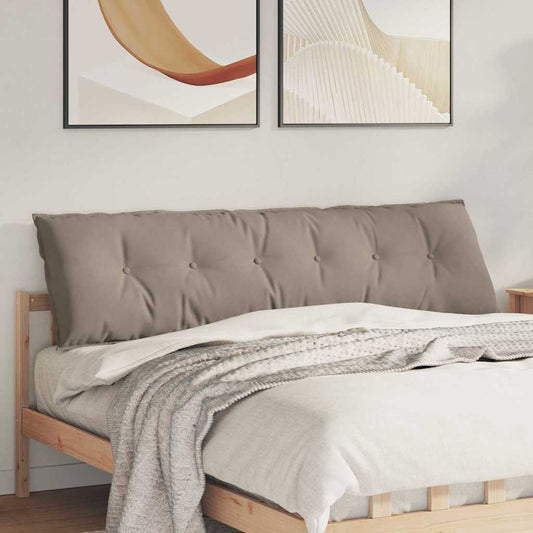 Rugkussen Taupe 180 x 50 cm Microvezel Stof is nu te koop bij PeponiXL, paradijselijk wonen!