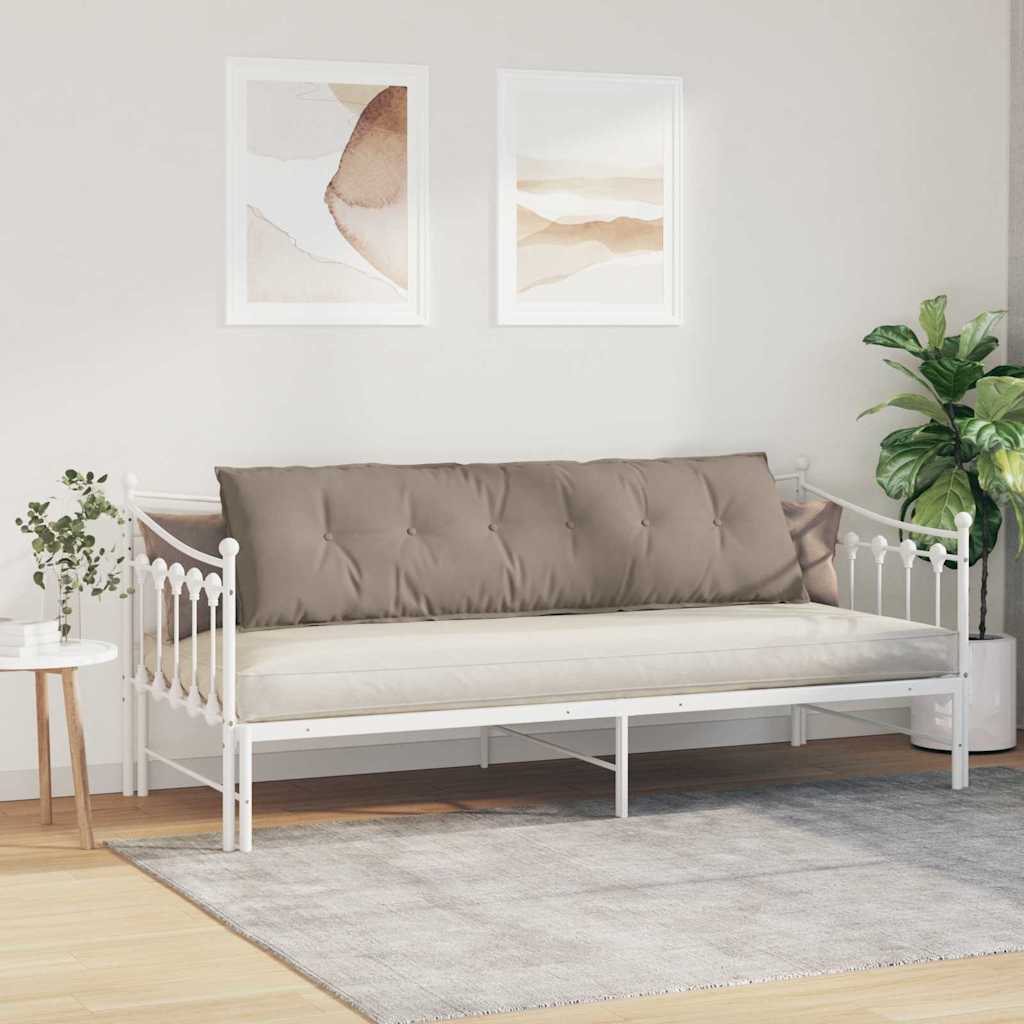 Rugkussen Taupe 180 x 50 cm Microvezel Stof is nu te koop bij PeponiXL, paradijselijk wonen!
