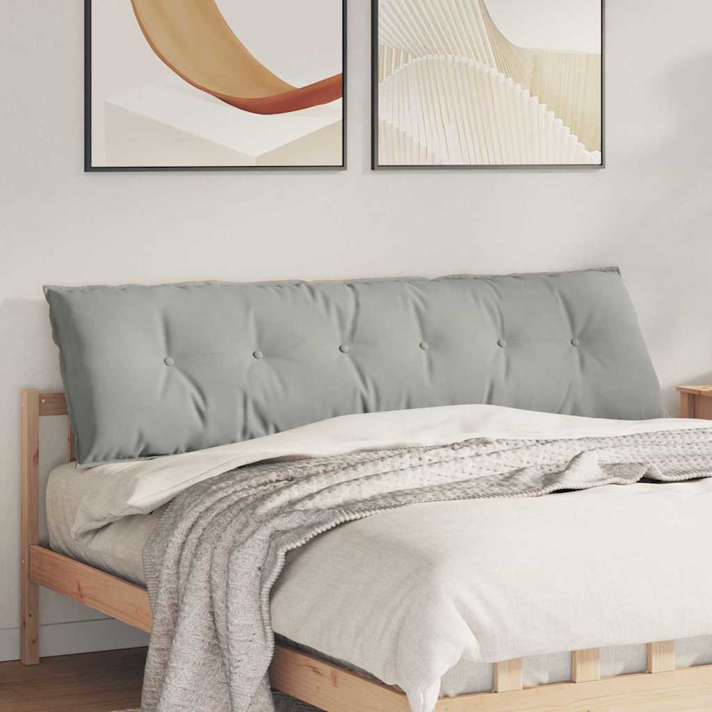 Rugkussen Lichtgrijs 180 x 50 cm Microvezel Stof is nu te koop bij PeponiXL, paradijselijk wonen!