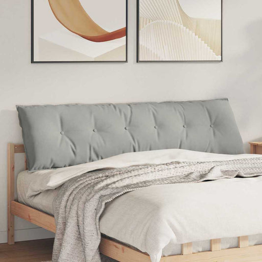 Rugkussen Lichtgrijs 180 x 50 cm Microvezel Stof is nu te koop bij PeponiXL, paradijselijk wonen!