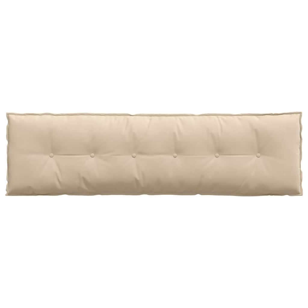 Rugkussen Crème 180 x 50 cm Microvezel Stof is nu te koop bij PeponiXL, paradijselijk wonen!