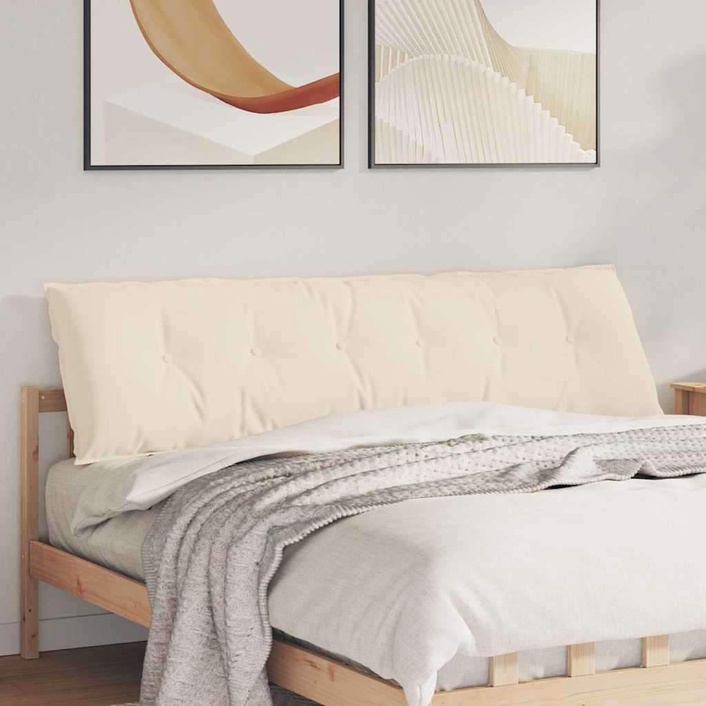 Rugkussen Beige 180 x 50 cm Microvezel Stof is nu te koop bij PeponiXL, paradijselijk wonen!