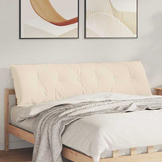 Rugkussen Beige 180 x 50 cm Microvezel Stof is nu te koop bij PeponiXL, paradijselijk wonen!